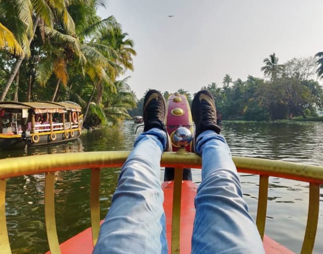 Shikara Boat In Alleppey Image