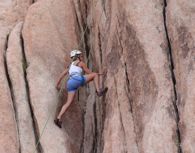 Rock climbing and Rappelling in Bir Image