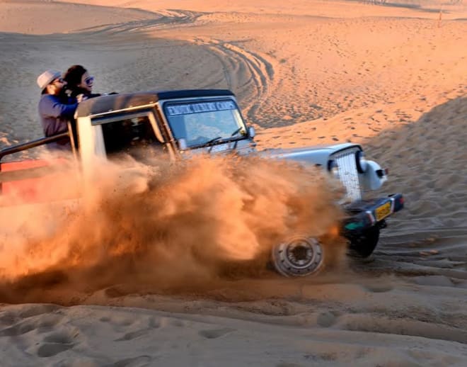 Camping in Jaisalmer with Jeep Safari Image