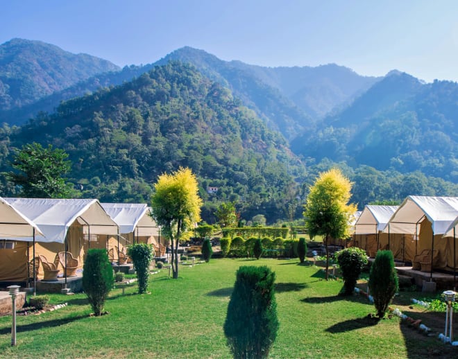 Tent Camping In Rishikesh Image