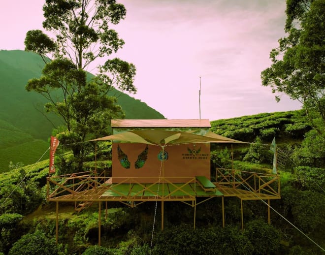 Zipline in Munnar Image