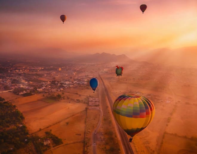 Hot Air Ballooning in Jaipur Image