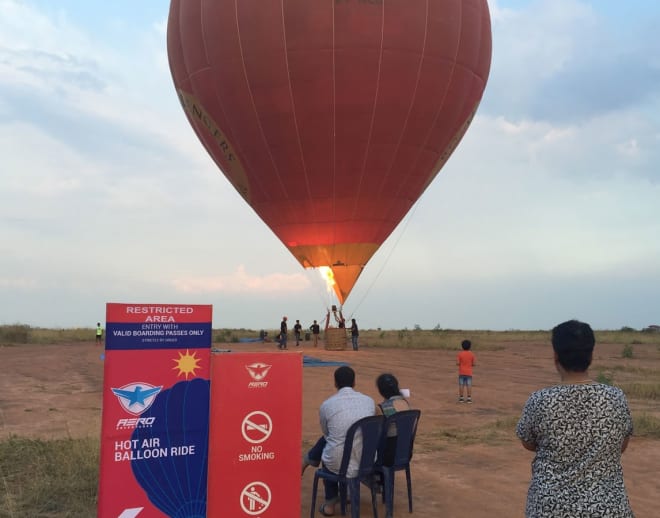 Hot Air Ballooning in Jakkur Aerodrome Image