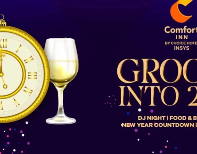 Poolside New Year Party, Comfort inn Bangalore - Groove Into 2024 Image