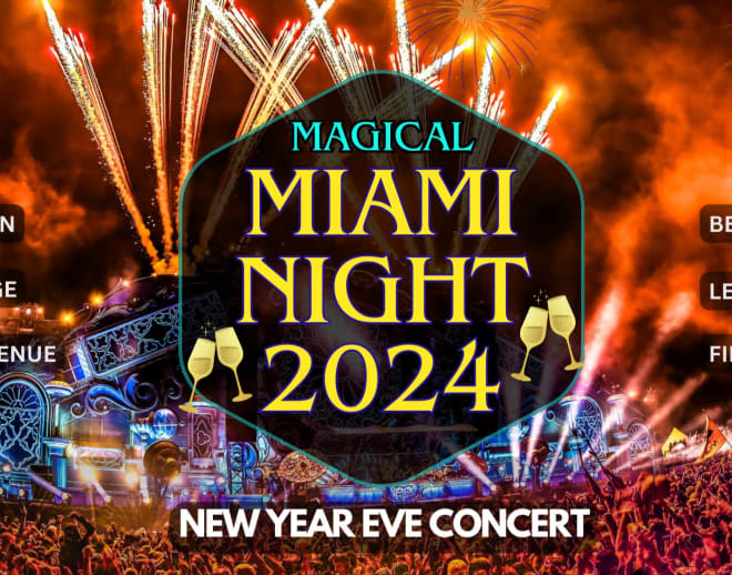 New Year Party In Bangalore Whitefield  - Magical Miami Night 2024 Image