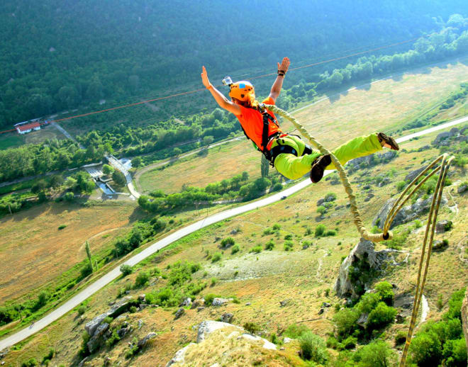 Giant Swing in Rishikesh Image