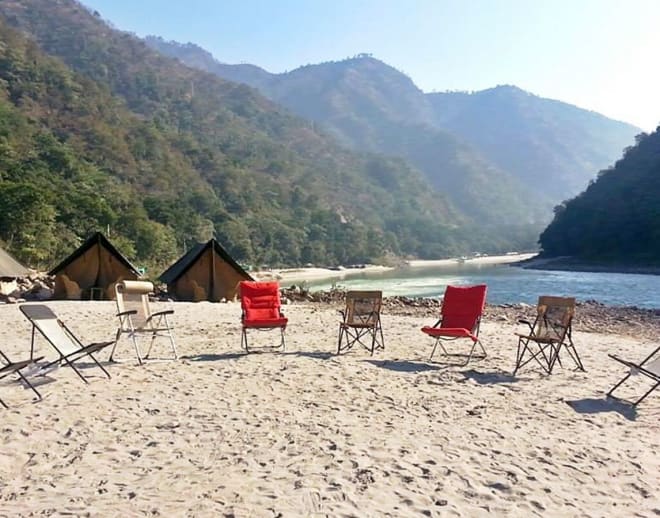 2 Days Camping Rafting Cliff Jumping Package Rishikesh Image