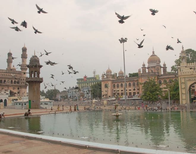 Old city walk in Hyderabad Image