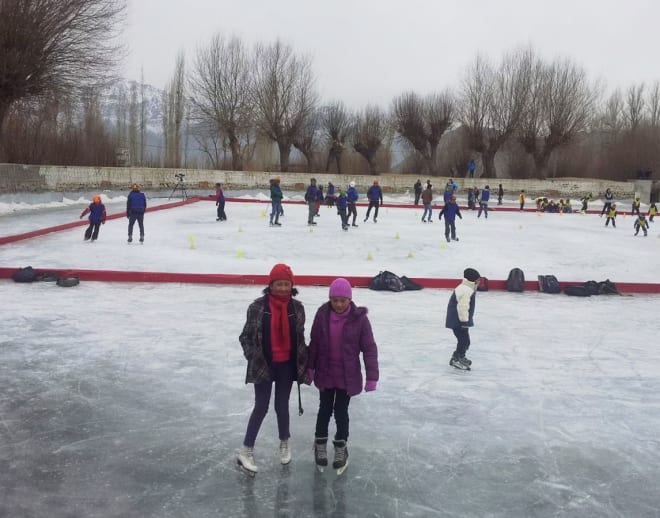 Ice Skating in Manali Image