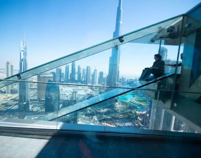 Sky View Observatory In Dubai With Free Glass Slide Image