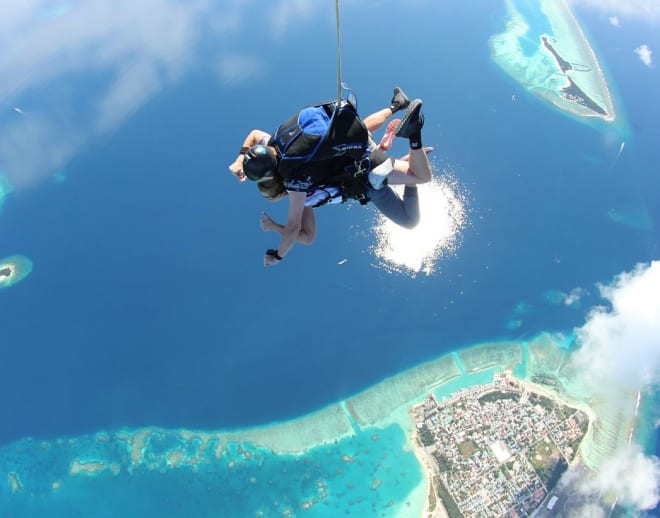 Skydiving in Maldives Image