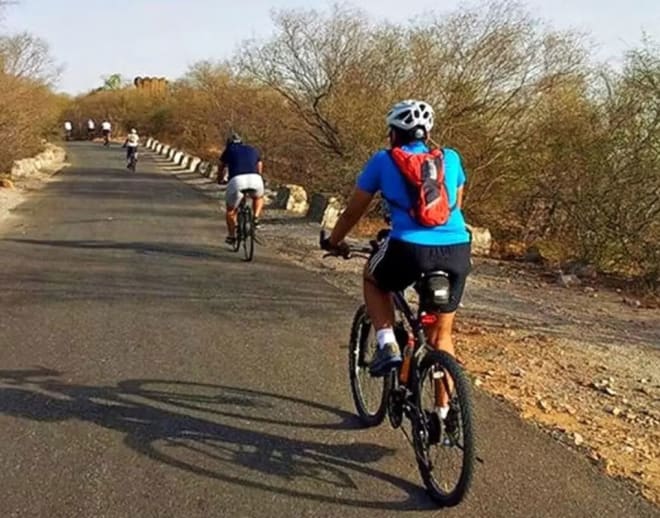 Bicycle Ride in Jaipur Image