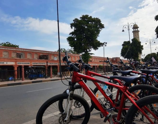 Bicycle Ride in Jaipur Image