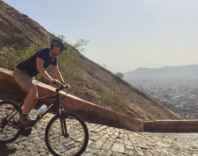 Bicycle Ride in Jaipur Image