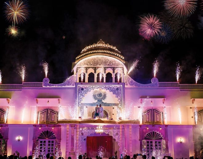 New Year Party In Jaipur At Lohagarh Fort Image