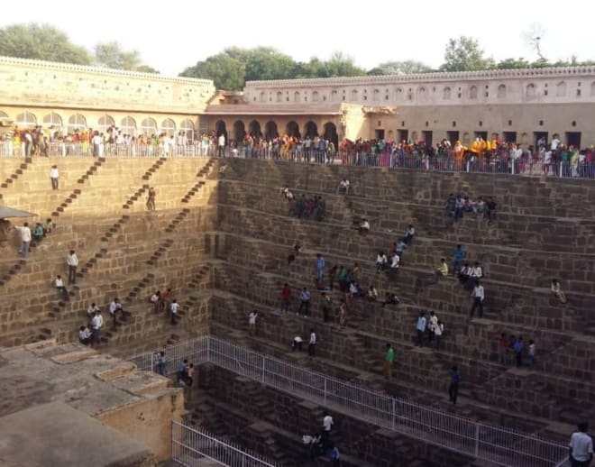 Abhaneri Stepwells Tour With Monkey Temple Image