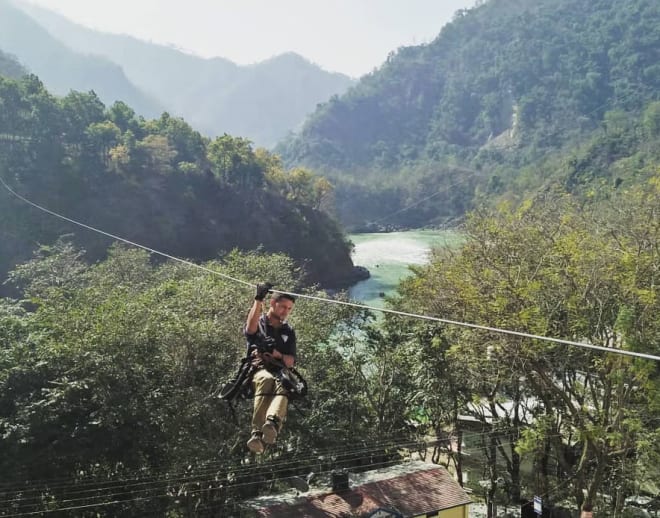 Zipline in Rishikesh Image