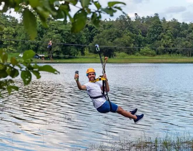 zipline Experience in dandeli Image