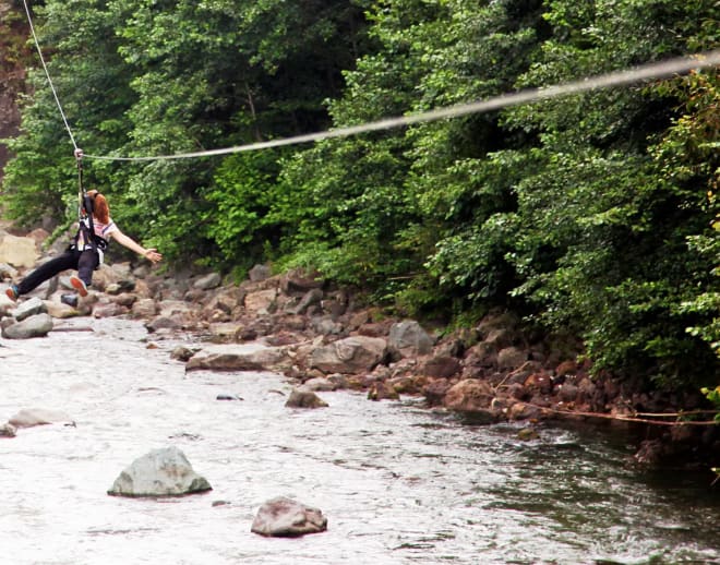 zipline Experience in dandeli Image