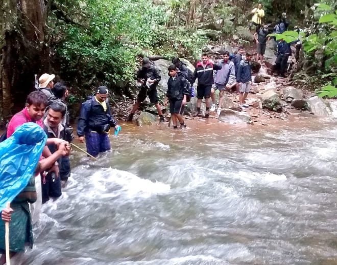 Kudremukh Trek in Monsoon Image