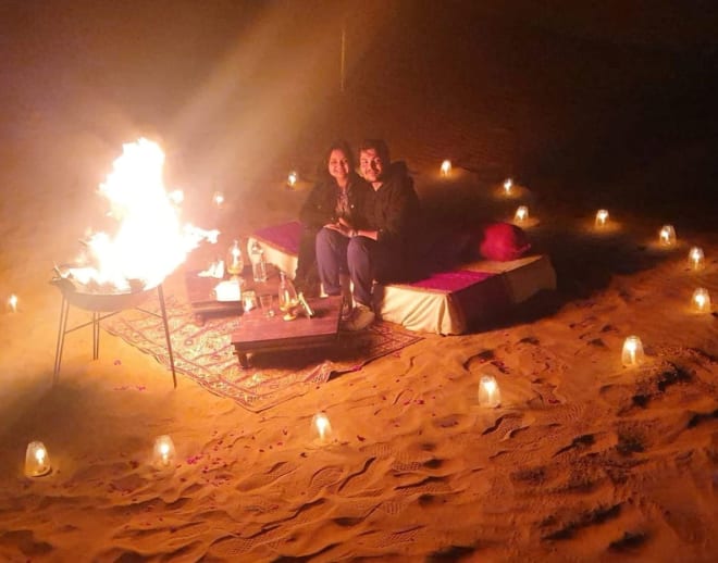 Romantic Candle Light Dinner in Jaisalmer Image