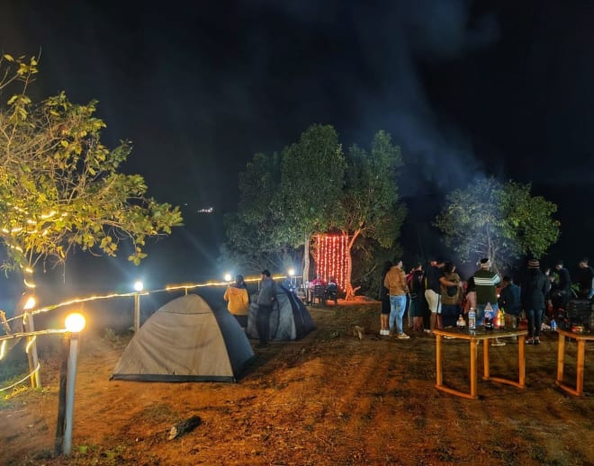 Night Camping at Pawna Lake Image