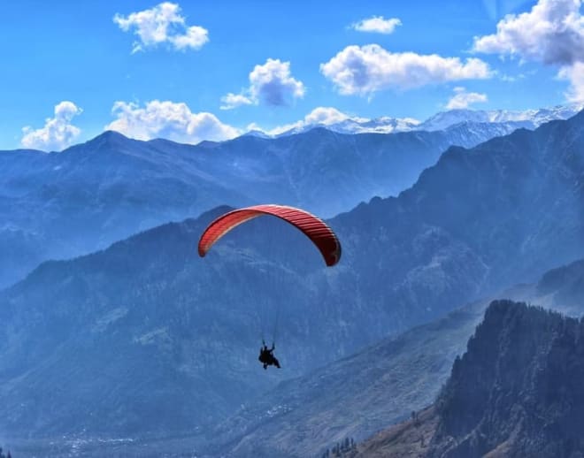 Riverside Camping Rafting and Paragliding in Manali Image