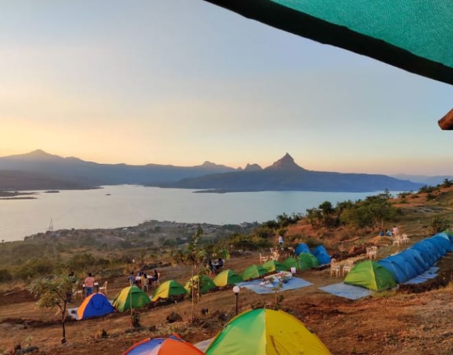 Camping at Pawna Lake Lonavala Image