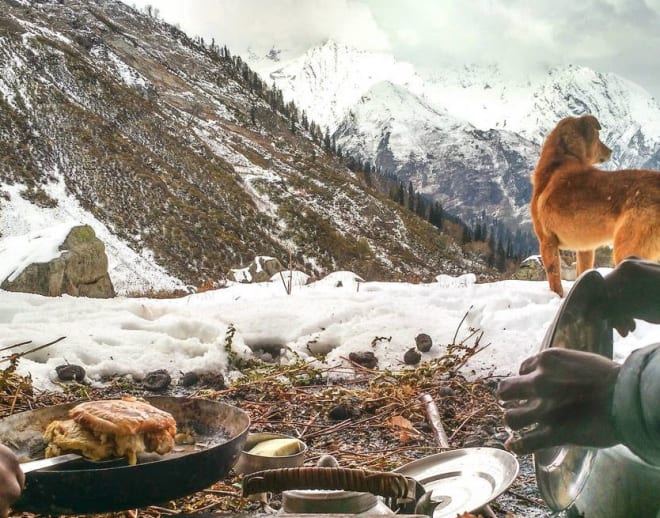 Beas Kund Trek in Winter Image