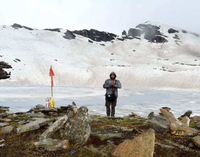 Beas Kund Trek in Winter Image