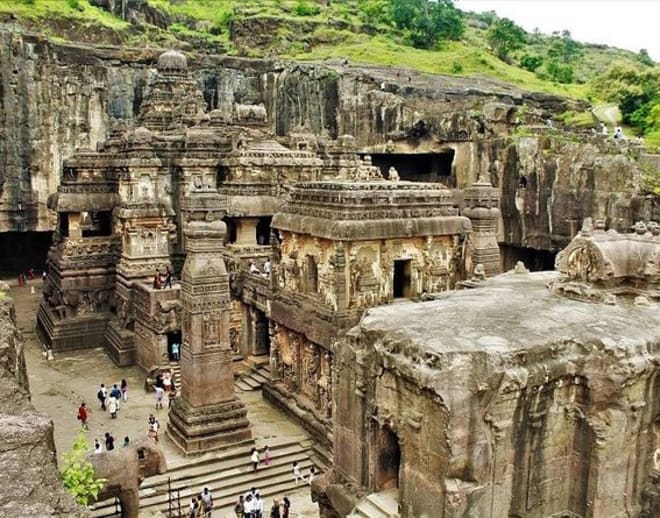 Ajanta Ellora Cave From Mumbai Image