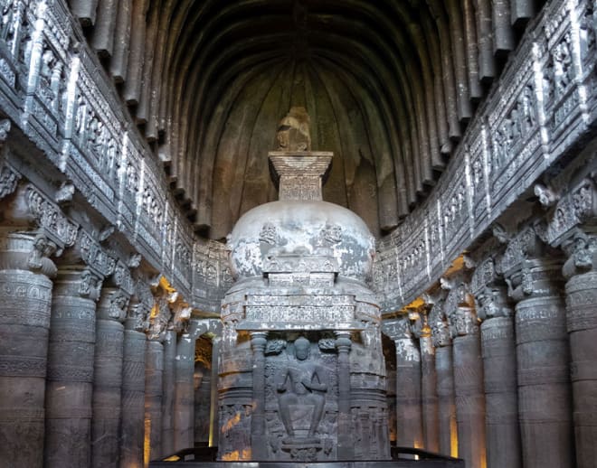 Ajanta Ellora Cave From Mumbai Image