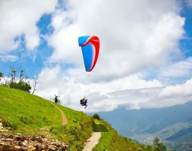 Paragliding in Khajjiar Image