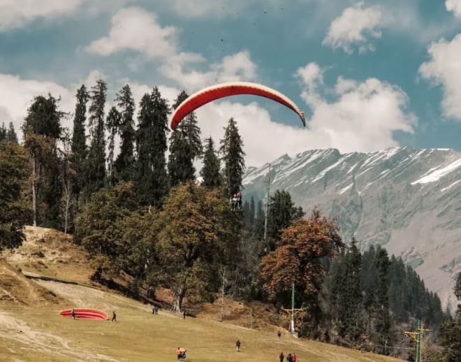 Paragliding in Khajjiar Image