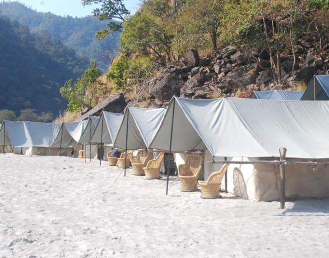 Tent Camping In Rishikesh Image