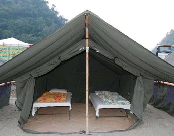 Tent Camping In Rishikesh Image