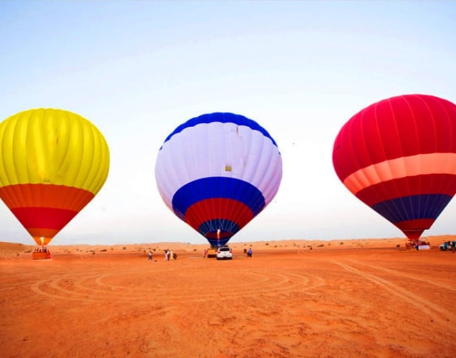 Hot Air Balloon in Jaisalmer Image