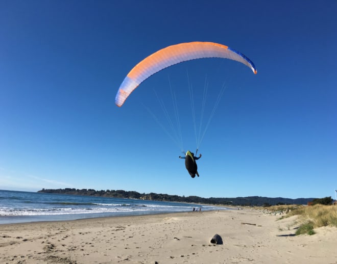 Paragliding in Goa On Keri & Querim Beach Image