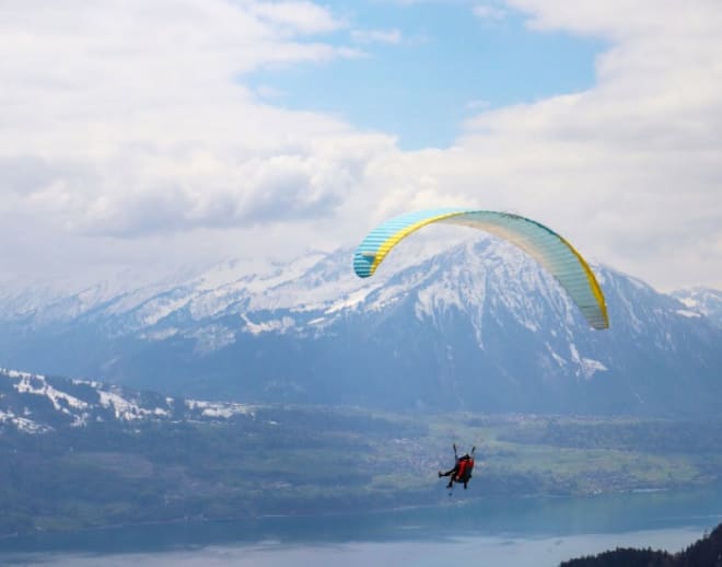 Paragliding in Gangtok,Sikkim Image