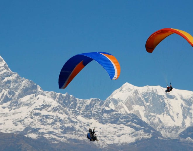 Paragliding in Gangtok,Sikkim Image