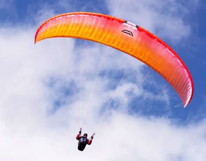 Paragliding in Gangtok,Sikkim Image