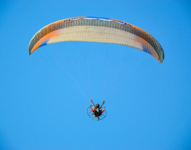 Paramotoring in Goa On Baga And Paliyem Beach Image