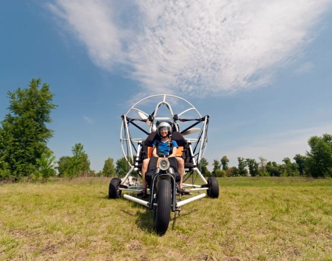 Paramotoring in Goa On Baga And Paliyem Beach Image