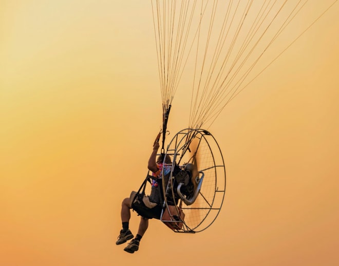 Paramotoring near Bangalore Image