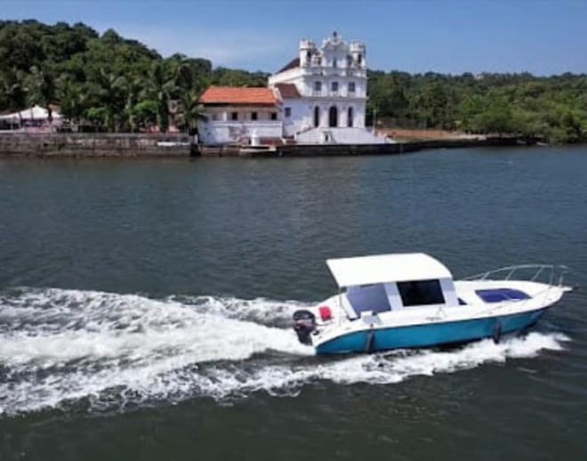 Yacht Ride In Goa Image