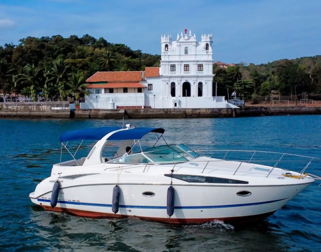 Yacht Ride In Goa Image