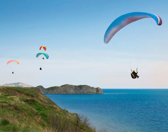 Paragliding in Goa On Keri & Querim Beach Image