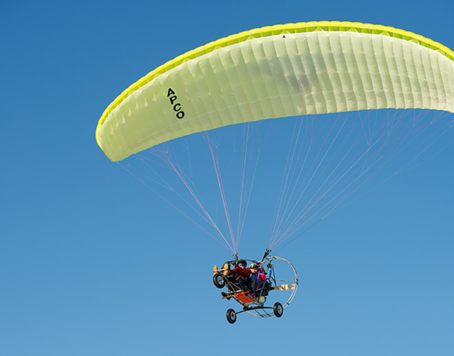 Powered Paragliding in Goa at Colva Beach Image