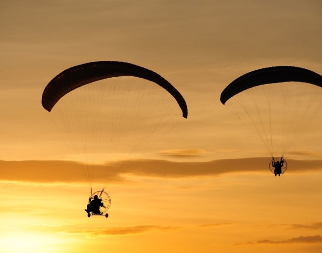 Powered Paragliding in Goa at Colva Beach Image