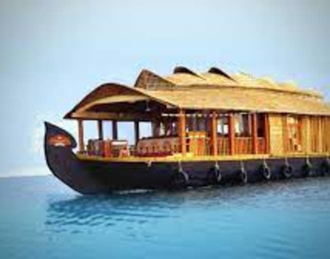 Overnight Houseboat  In Goa at Chapora River Image